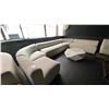 Image 4 : 5 PCS. U-SHAPED BEIGE SUEDE UPHOLSTERED SECTIONAL SOFA