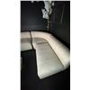Image 3 : 3 PCS. BEIGE SUEDE UPHOLSTERED SECTIONAL SOFA