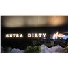 Image 1 : "EXTRA DIRTY PLEASE" LIGHT UP WALL SIGN