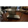 Image 1 : STAINLESS STEEL PREP TABLE 60" X 24" X 35 HIGH