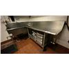 Image 1 : STAINLESS STEEL L-SHAPED KITCHEN SINK WASH STATION - APPROX. 7FT X 6FT *BUYER WILL REQUIRE TOOLS ...