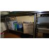 Image 4 : LARGE GROUP OF CLEANING SUPPLIES - DISH WASHER TRAYS, ASSORTED SOAPS, SCRUB PADS, MOP BUCKETS AND...