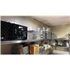 Image 1 : LARGE GROUP OF STAINLESS STEEL/PLASTIC FOOD PREP INSERTS AND OTHER FOOD SERVICE ITEMS