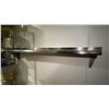 Image 5 : GROUP OF (5) EFI & TARRISON STAINLESS STEEL WALL MOUNT SHELVES - ASSORTED LENGTHS