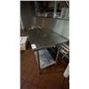 Image 3 : STAINLESS STEEL COMMERCIAL PREP TABLE - 36" X 24" X 36" HIGH
