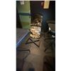 Image 4 : GROUP OF (5) BLACK METAL 24"X 24" X 30" HIGH BISTRO/PATIO TABLES AND (1) BLACK MARBLE TOP TABLE 4...