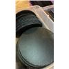 Image 4 : 6 BOXES OF BLACK STONE SLATE SPECIALTY SERVING PLATES