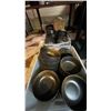Image 4 : 7 BOXES OF BLACK EARTHENWARE BOWLS AND SMALL TEA POTS