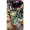 Image 2 : 3 BIG BOXES OF ASSORTED EARTHENWARE COFFEE CUPS & SAUCERS