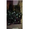 Image 4 : 6 CONTAINERS OF BLACK METAL CUTLERY - KNIVES, FORKS, SPOONS AND CHOP STICKS