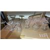 Image 8 : 7 BOXES OF ASSORTED WINE GLASSES, WINE CARAFES, MARTINI GLASSES AND COCKTAIL GLASSES