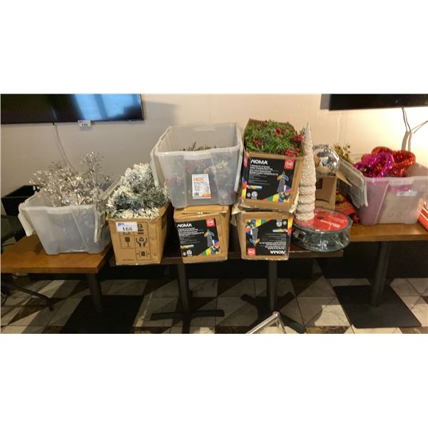 LARGE GROUP OF ASSORTED HOLIDAY DECORATIONS