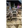 Image 3 : 2 CHROME & WHITE 3 TIER DRINK CARTS