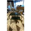 Image 3 : 2 BRASS & GLASS DRINK CARTS