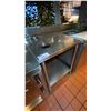 Image 2 : STAINLESS STEEL COMMERCIAL 2 TIER TABLE WITH TAP *BUYER MUST BRING ALL TOOLS/EQUIPMENT NECESSARY ...