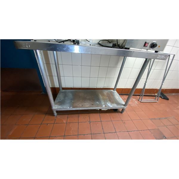 EFI STAINLESS STEEL PREP TABLE - APPROX. 48" X 24" X 35" HIGH