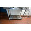 Image 1 : EFI STAINLESS STEEL PREP TABLE - APPROX. 48" X 24" X 35" HIGH