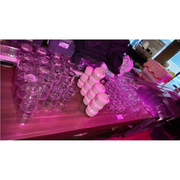 LARGE GROUP OF ASSORTED COCKTAIL GLASSES