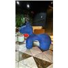 Image 2 : LARGE BLUE DANISH MODERN DESIGN ADULT PONY CHAIR