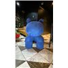 Image 3 : LARGE BLUE DANISH MODERN DESIGN ADULT PONY CHAIR