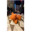 Image 3 : LARGE ORANGE DANISH MODERN DESIGN ADULT PONY CHAIR