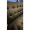 Image 4 : BLACK VINYL UPHOLSTERED WITH CHROME LEGS CONVERTIBLE SOFA BED