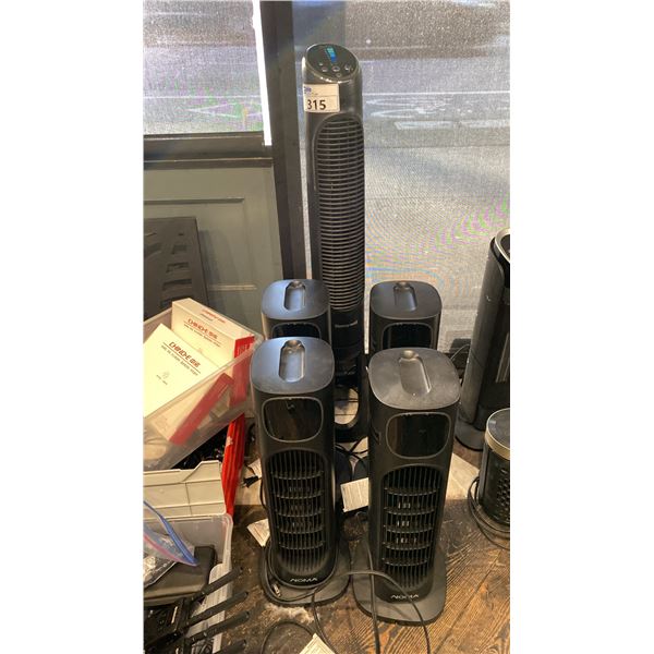 GROUP OF (5) ELECTRIC HEATERS