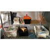 Image 1 : 2 SHELVES OF ASSORTED OFFICE SUPPLIES *SHELF NOT INCLUDED*
