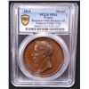 Image 2 : AUSTRIA: Franz I, 1804-1835, AE medal, 1814, PCGS Specimen 63