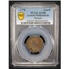 Image 2 : AUSTRIAN NETHERLANDS: Maria Theresa, 1740-1780, AE liard / oord, Brussels, 1778, PCGS AU58