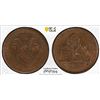 Image 1 : BELGIUM: Leopold I, 1831-1865, AE 2 centimes, 1860, PCGS MS63 BN