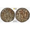 Image 1 : ESTONIA (SWEDISH): Johan III, 1568-1592, AR schilling, Reval, ND (1568-1592), PCGS AU53