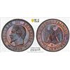 Image 1 : FRANCE: Napoleon III, 1852-1870, AE 5 centimes, Rouen, 1855-B, PCGS MS64 BN