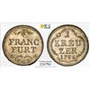 Image 1 : FRANKFURT AM MAIN: Free Imperial City, AR kreuzer, 1788, PCGS MS65