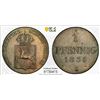 Image 1 : HANOVER: William IV, 1830-1837, BI pfennig, 1835-B, PCGS MS64 BN