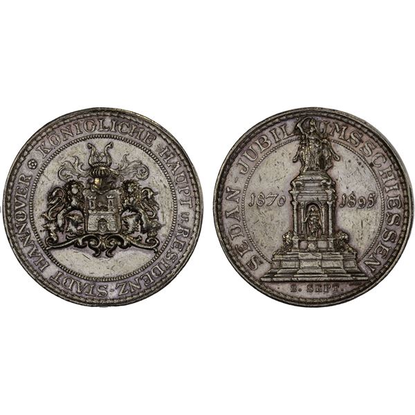 HANOVER: AR medal, 1895, XF