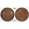 Image 1 : HESSE-DARMSTADT: Ludwig III, 1848-1877, AE pfennig, 1872, PCGS MS64 BN