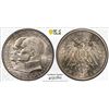 Image 1 : HESSE-DARMSTADT: Ernst Ludwig, 1892-1918, AR 2 mark, 1904, PCGS MS62