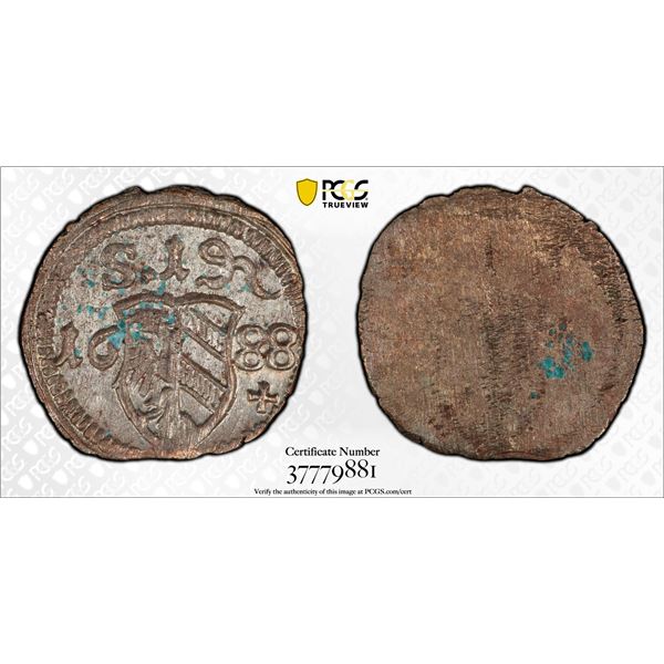 NUREMBERG: Free Imperial City, AR pfennig, 1688, PCGS MS63