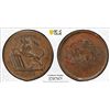 Image 1 : PRUSSIA: AE bread token, 1847, PCGS MS63 BN