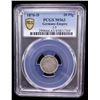Image 2 : GERMANY: Kaiserreich, AR 20 pfennig, 1876-D, PCGS MS63