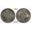 Image 1 : GERMANY: Kaiserreich, 10 pfennig, 1914-A, PCGS MS65