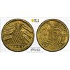 Image 1 : GERMANY: Weimar Republic, 10 rentenpfennig, 1924-A, PCGS MS65