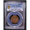 Image 2 : GERMANY: Weimar Republic, AE 4 reichspfennig, 1932-E, PCGS MS65 RB