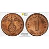 Image 1 : GERMANY: Third Reich, AE reichspfennig, 1936-A, PCGS MS65 RD