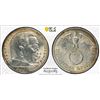 Image 1 : GERMANY: Third Reich, AR 5 reichsmark, 1938-A, PCGS MS62