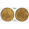 Image 1 : GERMANY: Federal Republic, 5 pfennig, 1950-G, PCGS MS64
