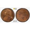 Image 1 : GREAT BRITAIN: AE medalet, ND (1773), PCGS MS64 RB