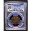 Image 2 : GREAT BRITAIN: AE medalet, ND (1773), PCGS MS64 RB