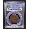 Image 2 : GREAT BRITAIN: AE halfpenny token, 1791, PCGS AU Detail